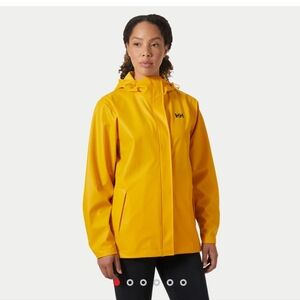Helly Hansen Women's Moss Vibrant Yellow Rain Jacket